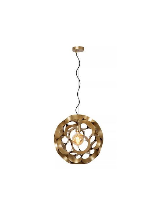 Lucide Lightning Pendant Light Yellow with Socket E27 10x170.8cm