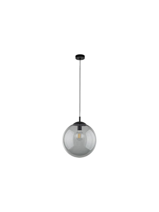 TK Lighting Κρεμαστό Φωτιστικό Γκρι με Ντουί E27