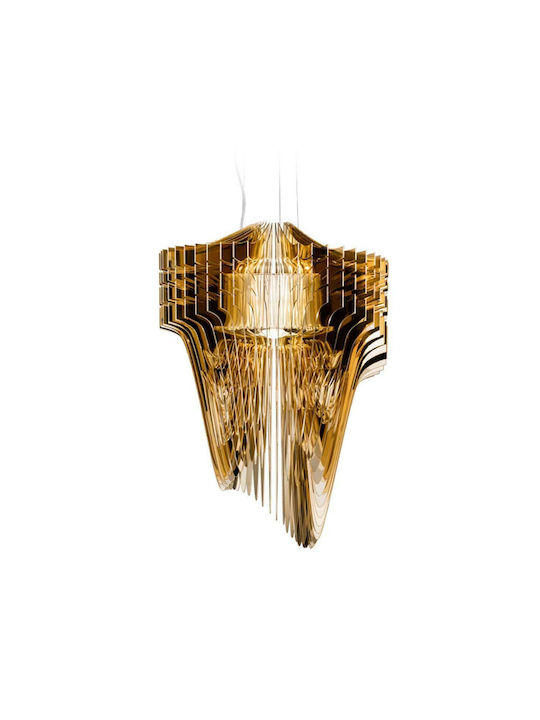 Slamp Aria Gold L Slamp Κρεμαστό Φωτιστικό Χρυσό 70εκ.