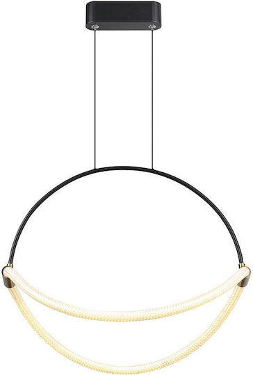 V-TAC Pendant Light Black 50x16x170cm