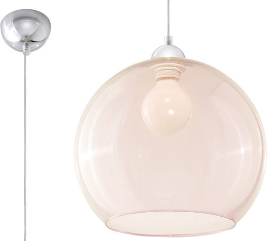 Sollux Ball Κρεμαστό Φωτιστικό Μελί 33x33x33εκ.
