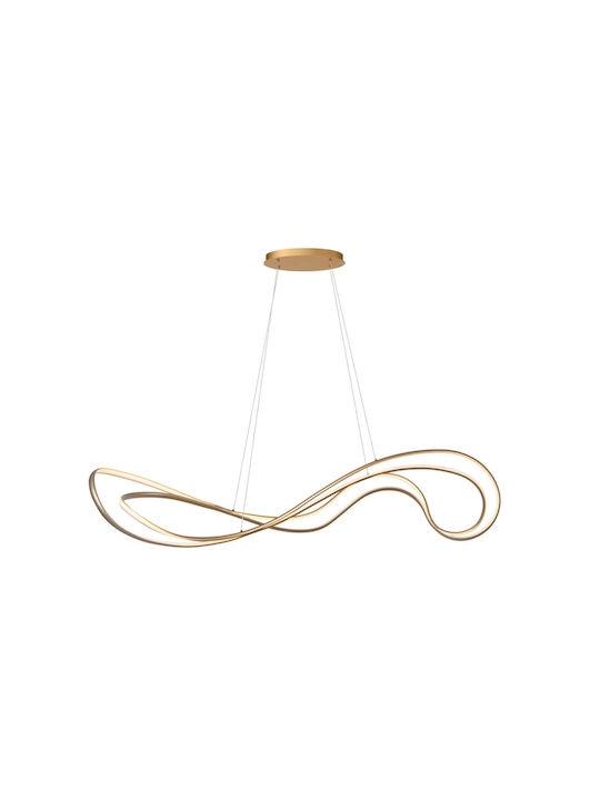 Lucide Lightning Sardana Pendant Light Gold