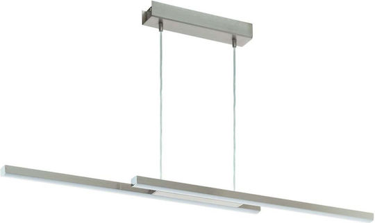 Eglo Fraioli C LED Smart Κρεμαστό Φωτιστικό Ασημί 105.5x10x120εκ.