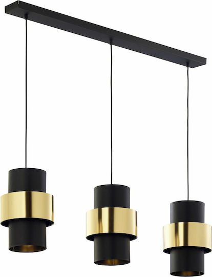 TK Lighting Hängelampe Schwarz 117x110cm