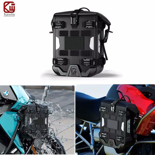 Kewig KP-3 Τσαντάκι για Κάγκελα Προστασίας Μοτοσυκλέτας 5.5lt Μαύρο
