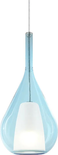 Ideal Lux Pendant Light Blue 18x18cm Ideal Lux Pendant Light Blue 18x18cm