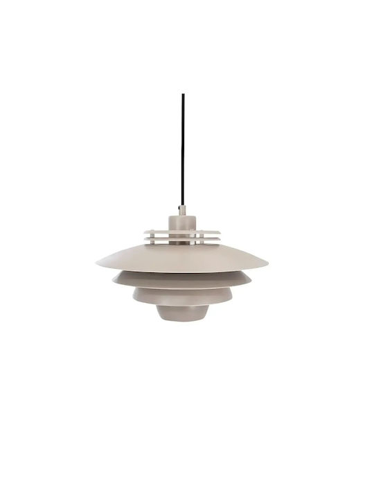 Selected by Pragmatic Beige LED Pendant Ceiling Light with Warm White Light 30x30x24cm
