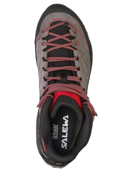Salewa Mountain Trainer Mid GTX Men's Hiking Waterproof Boots With Gore-Tex Membrane Gray