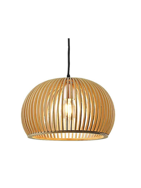 Eurolamp Κρεμαστό Φωτιστικό Μπεζ με Ντουί E27 45x45x300εκ.