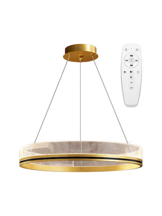 Toolight Κρεμαστό Φωτιστικό Χρυσό LED