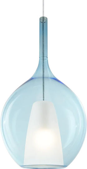 Ideal Lux Pendant Light Blue 28cm Ideal Lux Pendant Light Blue 28cm