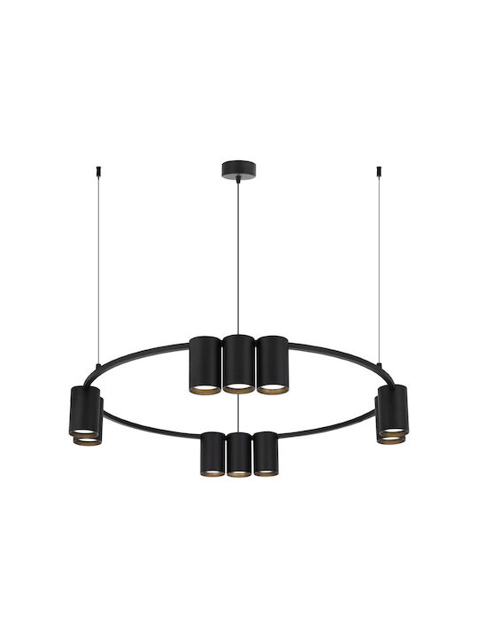 Eko Light Lustră Negru 60cm.