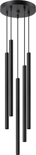 Sollux Pastelo Pendant Light Black 52x27cm