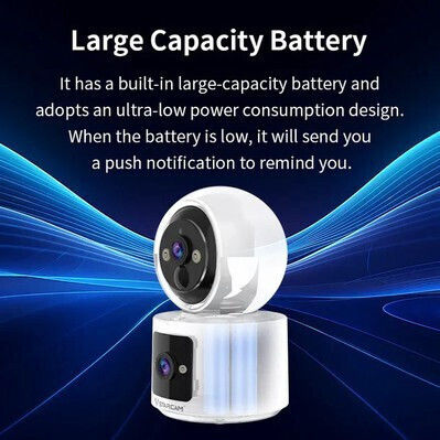 Vstarcam CB90DR IP Dual Surveillance Camera Wi-Fi Full HD 1080p with Two-Way Communication