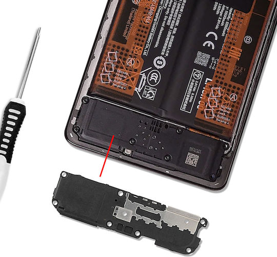 Clappio Ersatz-Außenlautsprecher Redmi Note 14 Pro 4G Schwarz
