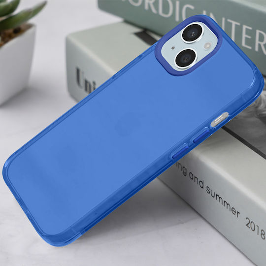 RhinoShield Калъф iPhone 15 Plus Серия Jellytint Удароустойчив Ултра Издръжлив Син