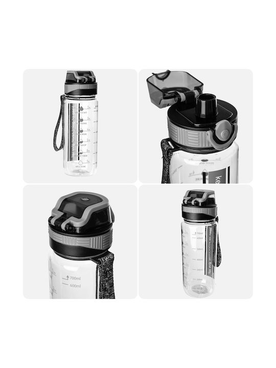 Kadax Αθλητικό Παγούρι Πλαστικό 750ml Μαύρο
