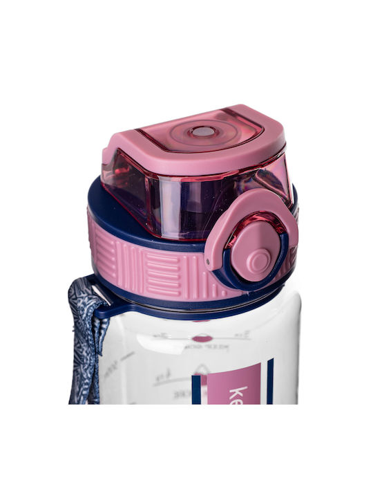 Kadax Αθλητικό Παγούρι Πλαστικό 750ml Ροζ