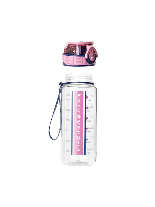 Kadax Αθλητικό Παγούρι Πλαστικό 750ml Ροζ