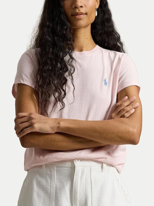 Women's Crewneck T-shirt Pink Sand