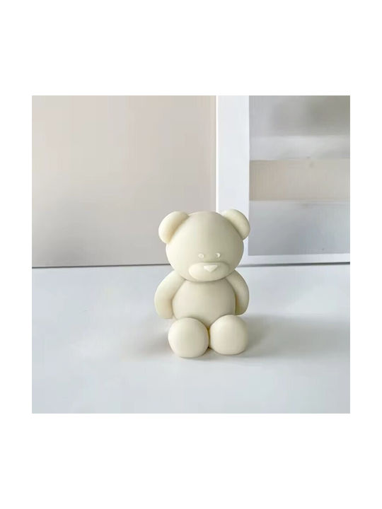 Scented Candle Alista Home Bear Model White Aromatherapy 5.5x3.6x4 Cm