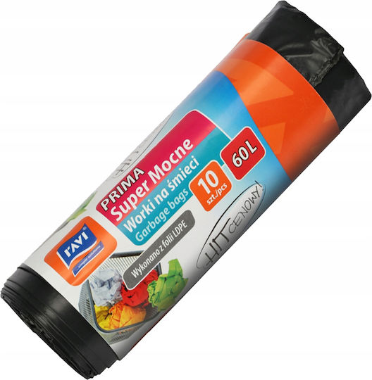 RAVI RAVI Müllsäcke 60lt 10 Stück Schwarz