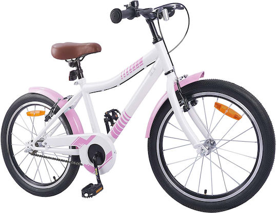 vidaXL 18" Kinderfahrrad Stadt Rosa