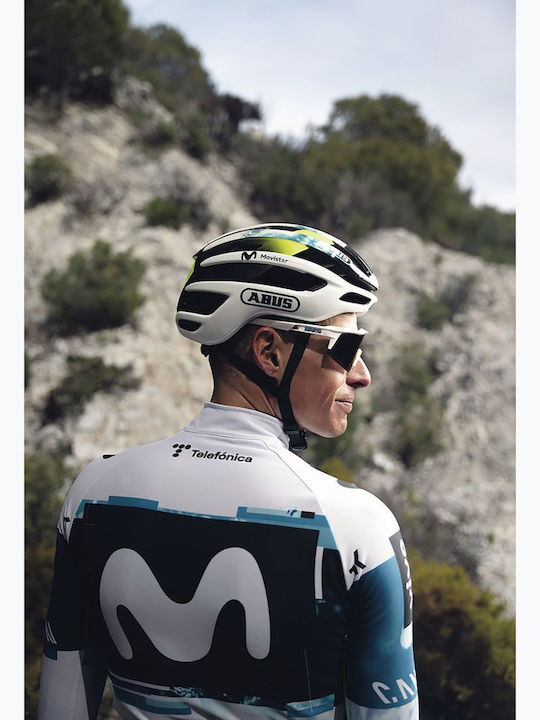 Abus Airbreaker 2.0 Shiny Road Bicycle Helmet White