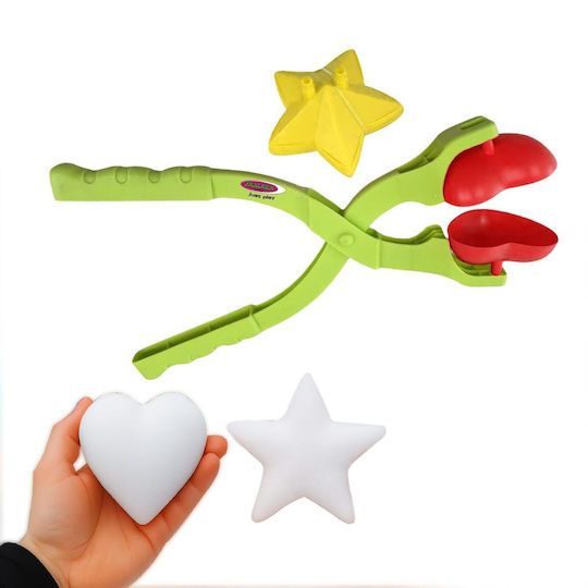 Χιονόμπαλα Jamara Snowball Puncher Heart Star 2in1 Colorful 3+