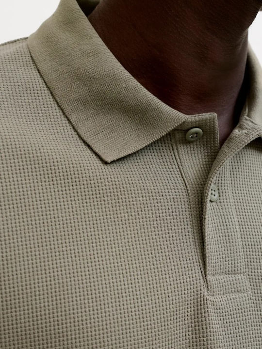 Polo Short Sleeve Green Blouse