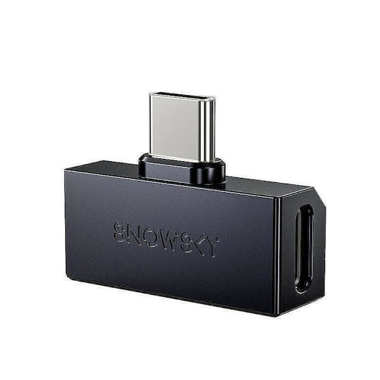 Fiio Snowsky Tiny A Черен – Преносим USB DAC & Усилвател За Слушалки 10-лентов PEQ PCM 384kHz/DSD256 3.5mm + Type-C Зареждане