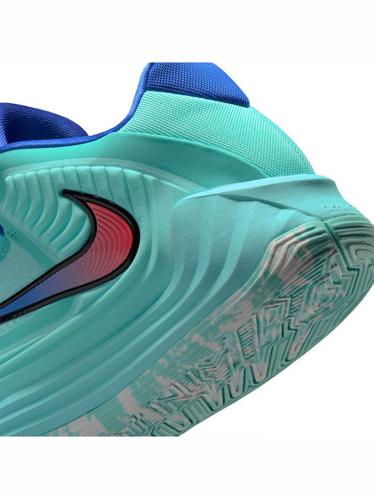 Giannis Freak 7 Light Aqua High Basketball Shoes Light Aqua Racer Blue Summit White Bright Crimson