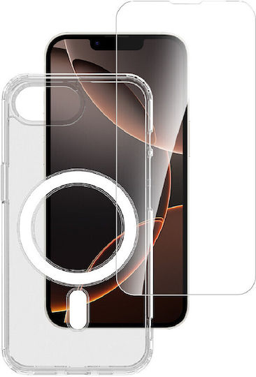 4Smarts Back Cover Tempered Glass Διάφανο (Apple Iphone 16e)