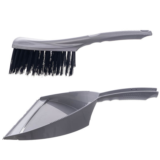 Broom Dustpan 2-in-1 Set Cleaning Sweeping Shovel Brush