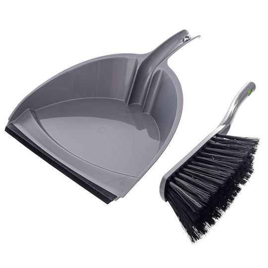 Broom Dustpan 2-in-1 Set Cleaning Sweeping Shovel Brush