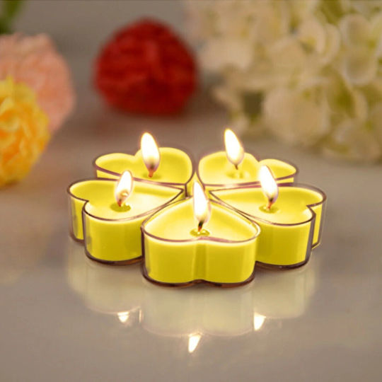 Alista Home Lumânări Mici Aromatice În Culoare Galbenă Până La 4 Ore Timp De Ardere 9 Bucăți