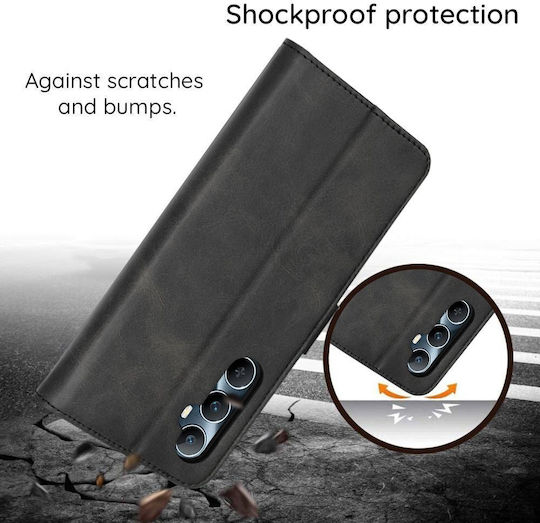 Techsuit Synthetic Leather Diary Book Black (Xiaomi 17 Ultra)