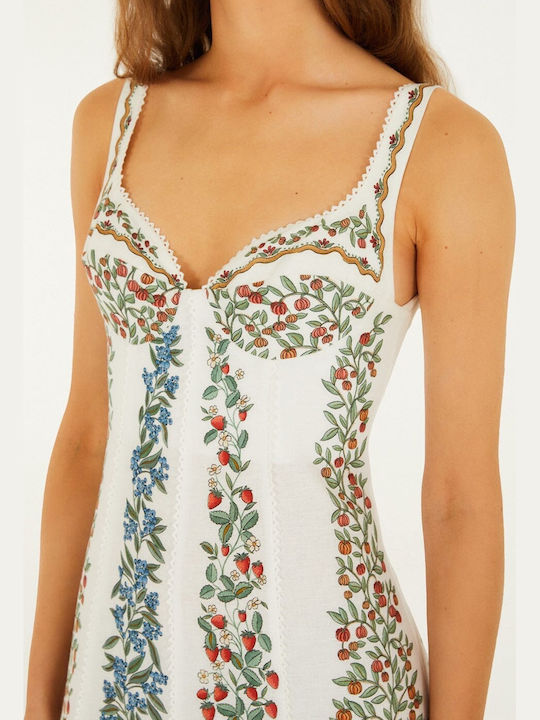Summer Midi Dress Off-White