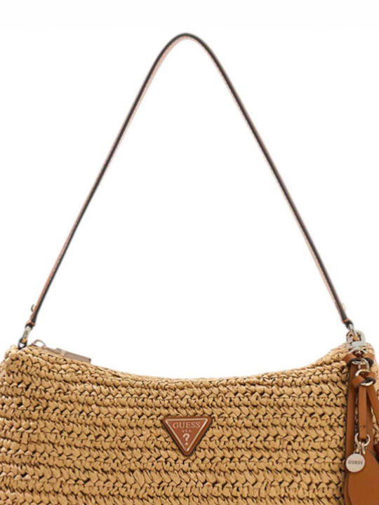 Ofelia Straw Women's Shoulder Bag Brown HWWG9923010 NTC