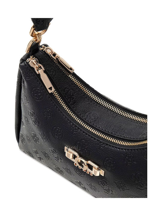 Damentasche Schulter Crossbody Handtasche Croco Schwarze