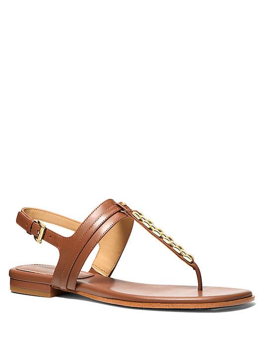 Michael Kors Thong Women's Flat Sandals Brown