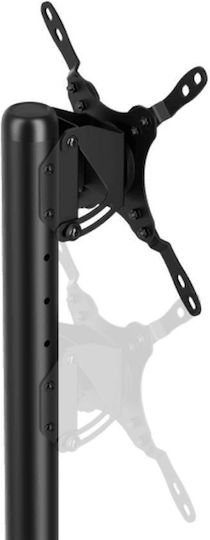Sbox Mobile Mount Βάση Τηλεόρασης Δαπέδου έως 50" και 20kg Μαύρο