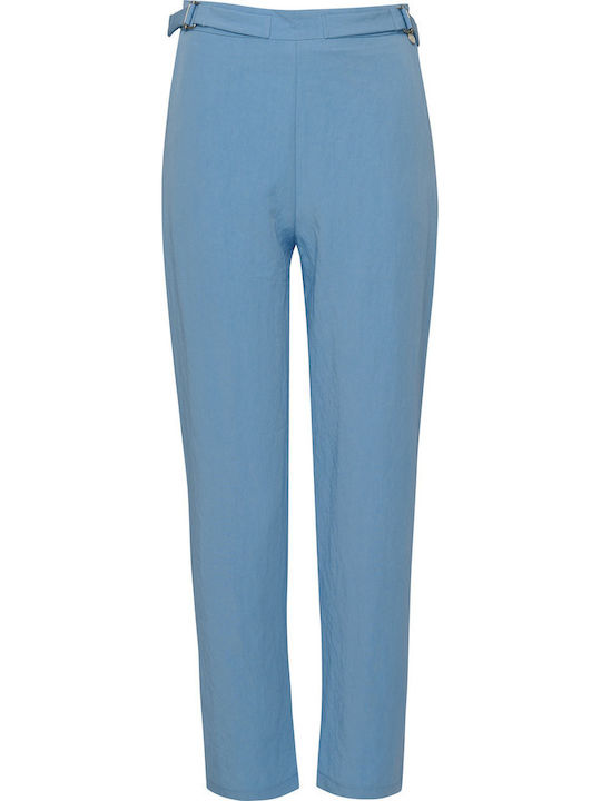 Women's Fabric Trousers Blue