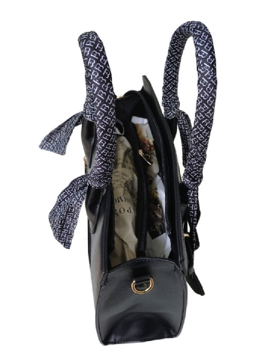 Women's Black Shoulder Bag