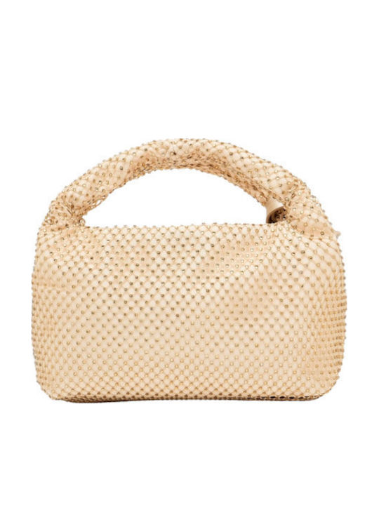 Fabric Women's Crossbody Bag Gold
