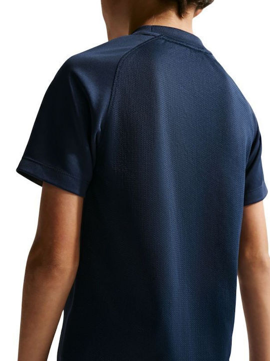 Kids T-shirt Dri-Fit Navy Blue Park VIII