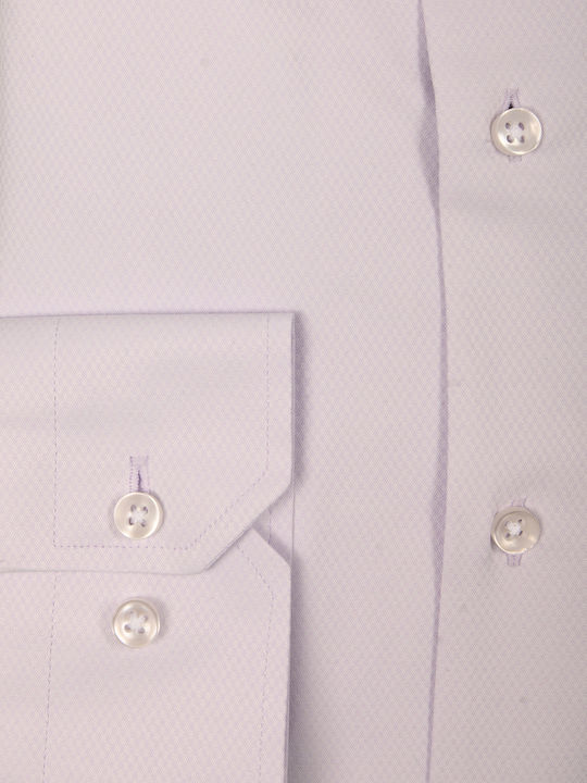 Long Sleeve Shirt In Regular Fit Lilac