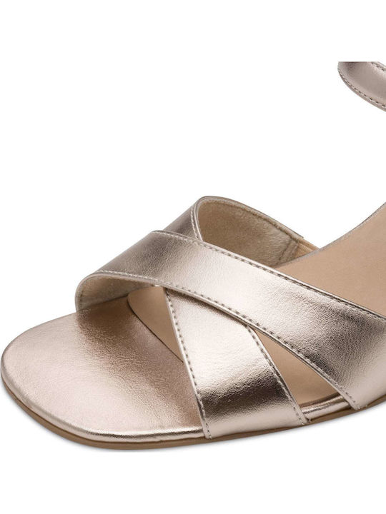 Leather Sandals Gold