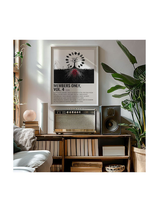 Music Poster Members Only Vol 4 Xxxtentacion Ms714 21cm X 30cm White Frame Pvc