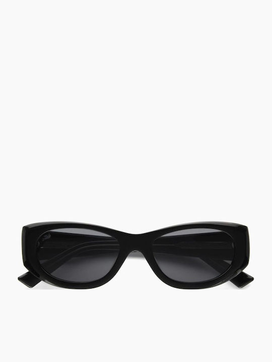 Akila Women Sunglasses with Black Frame and Black Lens NEWT-1